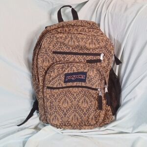 Jansport brown monster backpack